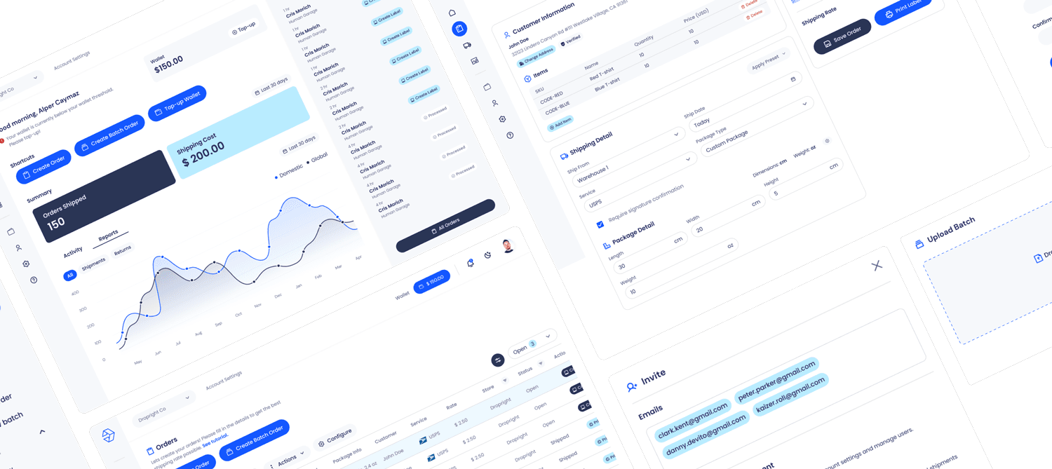 Dropright's shipping management software solutions