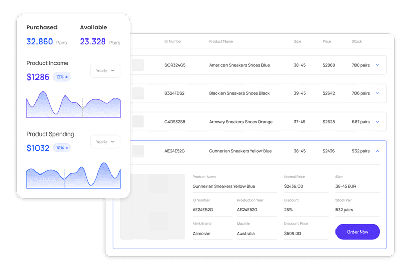 Warehouse Management System for tracking inventory real-time