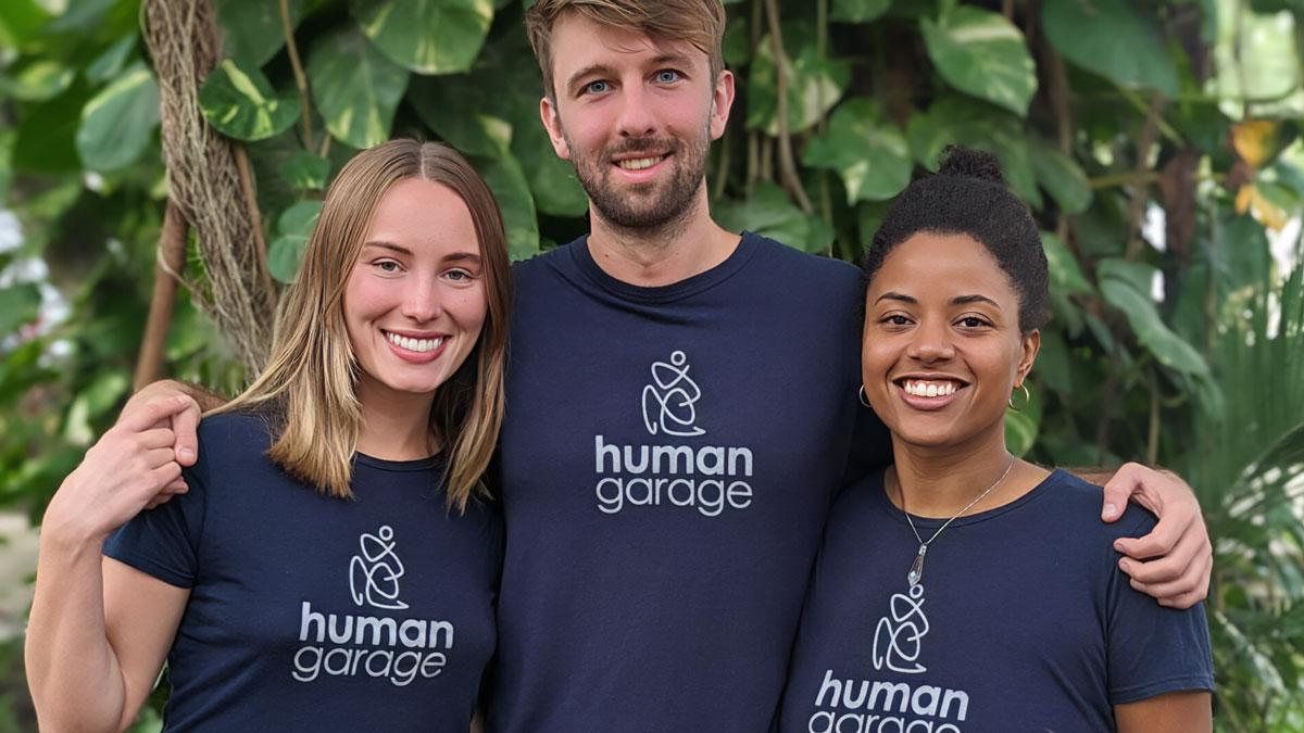 Human Garage T-shirt - organic material sourcing